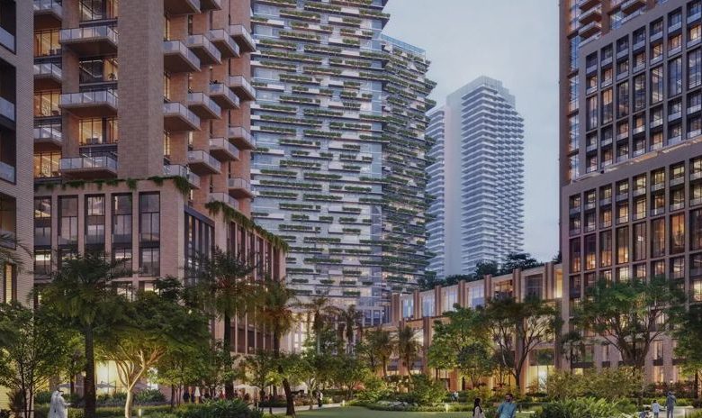 Azizi Milan Dubai facade render